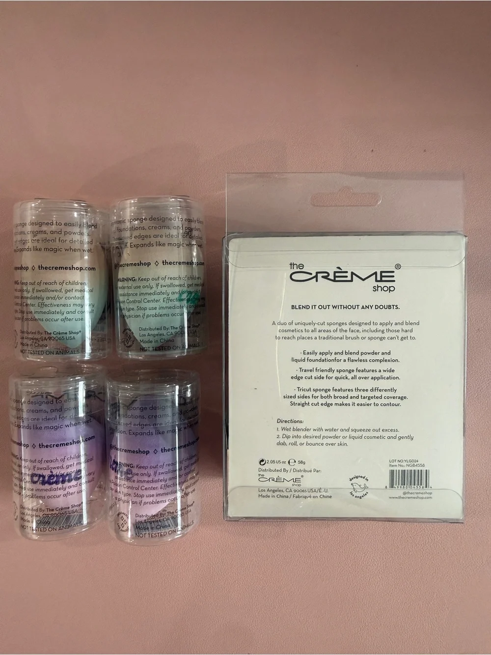 ✨The Crème Shop Next Gen Blender Set & Individual Blenders (6 Sponges) NIB✨